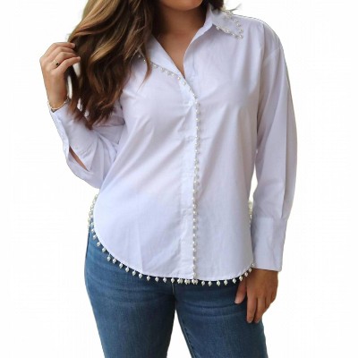 Women's Wo's In The Details Blouse - Kiwi