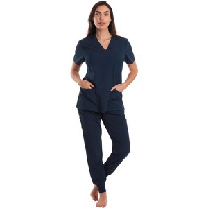Just Love Women's V-Neck Scrub Set with Jogger Pants  Comfortable and Stylish Medical Uniform - 1 of 3