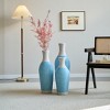 Desktop Vase, Brown Decorative Floor Vase, Classic and Neat Floor Vase, High Independent Flower Stand - 3 of 4