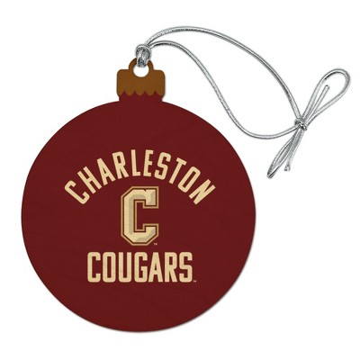 College of Charleston Official Logo Wood Christmas Tree Holiday Ornament