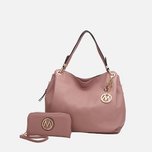 MKF Collection Fabienne Women’s Hobo Shoulder Bag with Matching Wallet by Mia K - 1 of 4