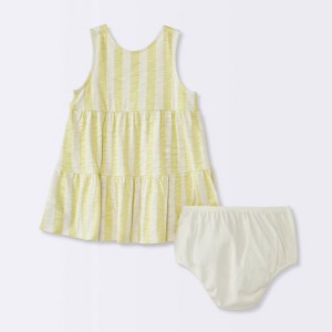 Baby Girls' Striped Dress - Cloud Island™ - 1 of 4