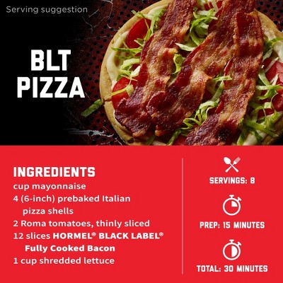 Hormel Black Label Fully Cooked Bacon Family Pack - 6.3oz