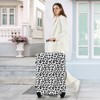 FonTOI Hardshell Luggage Sets of 3, 20"&24"&28" Luggages with Silicone Handles, White&Black Leopard, 11.6"*28.5"*17.9" - 2 of 4