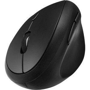 Adesso iMouse V10 - Wireless Vertical Ergonomic Mini Mouse - Optical - Wireless - Radio Frequency - Black - USB - 1600 dpi - Scroll Wheel - 1 of 4