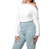 Women's Riley Long Sleeve Top - line and dot - 4 of 4