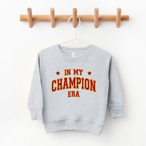 The Juniper Shop Maroon In My Champion Era Toddler Graphic Sweatshirt - 1 of 2