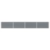 VidaXL Garden Raised Bed Galvanized Steel 126 in.x15.7 in.x17.7 in. Gray - 3 of 4