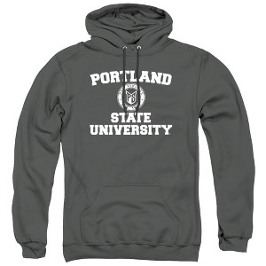 Portland State University Official Circle Logo Adult Pull-Over Hoodie - 1 of 4