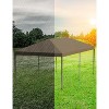 10x20 Pop Up Canopy, Heavy Duty Outdoor Canopy Tent with 4 Sidewalls & Portable Roller Bag - 3 Adjustable Height, 4 Weight Bags Included - 3 of 4