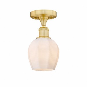 Norfolk - 1 Light Semi-Flush Mount In Industrial Style-9.62 Inches Tall and 5.75 Inches Wide - 1 of 1