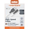 Ventev Flat Usb-A To Apple Lightning High Speed Tangle-Free 3 Foot Cable - 2 of 3