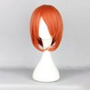 Unique Bargains Women's Halloween Bob Wigs 14" Red with Wig Cap - image 2 of 4