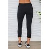 Women's Crinkle Button Fly Jogger - Milio Milano - 2 of 3