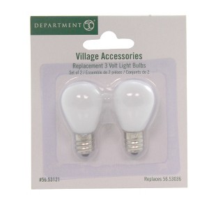 Department 56 Accessory 1.5 Inch 3 Volt Light Bulbs Village Lights Village Accessories - 1 of 3
