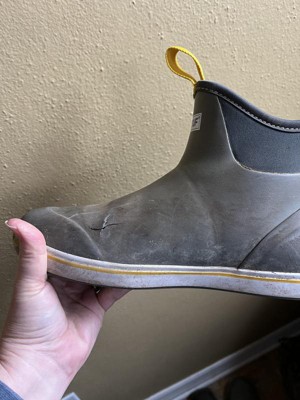 Men's Xtratuf 6 In Ankle Deck Boot, 22735, Grey, Size 14(wide