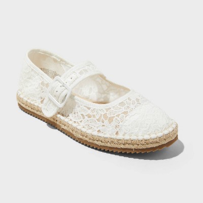 Kids' Madeline Espadrille Sandals - art class™ White