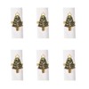 C&F Home Painted Tree Napkin Ring Set of 6 - 2 of 3