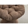 NicBex Oversized Swivel Accent Chair, 360° Rotating Barrel Design with Plush Cushions for Living Room & Bedroom Throne Chair - 4 of 4