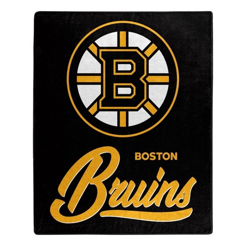 NHL Boston Bruins 50 x 60 Raschel Throw Blanket - image 1 of 3