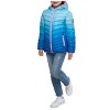 Rokka&Rolla Girls' Reversible Light Puffer Jacket Coat - 3 of 4
