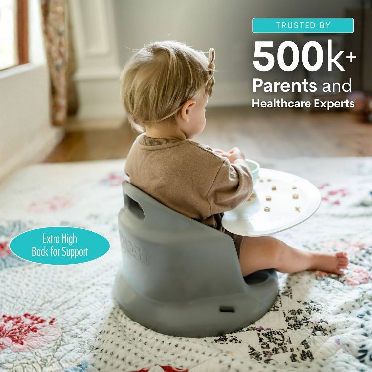 Upseat Original Ergonomic Baby Floor & Booster Positioning Seat with Tray, 4 of 11