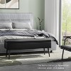 Whizmax Storage Ottoman Bench, Mid-Century Modern Entryway Bedroom Bench, Synthetic Leather with Stitching, Safety Hinges, Loads 680 Lb - 2 of 4