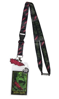 Marvel Venom Lanyard Id Badge Holder 2 Rubber Charm And