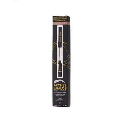 Arches & Halos Microfiber Tinted Brow Mousse Sunny Blonde - 0.106 fl oz