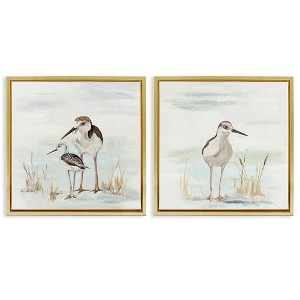 Stupell Industries Sandpipers Among Beach Grasses, 18" x 18" - 1 of 4
