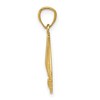 Black Bow Jewelry 14k Yellow Gold Small Sailboat Pendant - 2 of 4