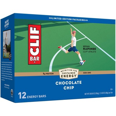 CLIF Bar Chocolate Chip Energy Bars - 12ct