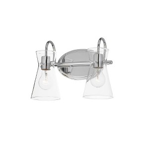 Maxim Lighting Ava 2 - Light Vanity in  Polished Chrome - 1 of 4