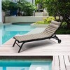 2PCS Set Outdoor Lounge Chair Cushion Replacement Patio Funiture Seat Cushion Chaise Lounge Cushion-KHAKI - 2 of 4