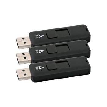 V7 4GB USB 2.0 Flash Drives 3/Pack VF24GAR-3PK-3N