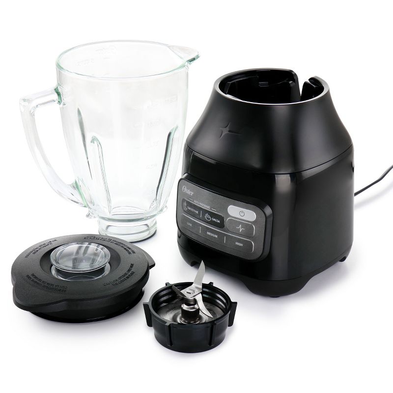 Oster 800 Watt 6 Cup One Touch Blender with Auto Program in Black, 4 of 8