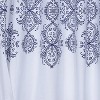 Dainty Home 3D Printed Textured 100% Cotton Shower Curtain - 2 of 3