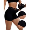 INSPIRE CHIC Women's High Waist Lace Trim Tummy Control Butt Lifter Thigh Slimmers 3 Pcs - 3 of 4