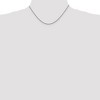 Black Bow Jewelry 1.2mm Sterling Silver, Round Solid Snake Chain Necklace - 2 of 4