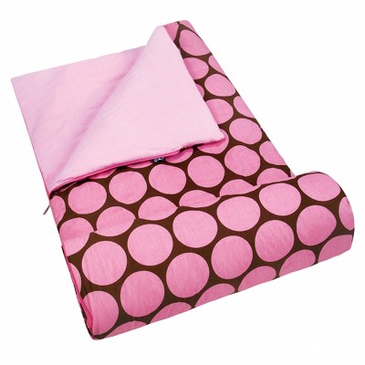 Wildkin Big Dot Pink Original Sleeping Bag