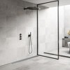 Whizmax Linear Drain, Brushed Nickel Shower Floor Drain, High Flow Shower Drain Kit with Removable Grid Cover, Hair Filter,Stainless Steel - 3 of 4