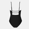 Women's Shirred Strappy Cutout One Piece Swimsuit - Cupshe - image 4 of 4