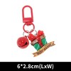 Unique Bargains Christmas Keychain Lobster Clasp Alloy Multi-colored Resin - 2 of 3