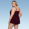 Aqua Green, Women's Keyhole Blouson Romper - 2 of 3