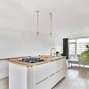 1-Light 5.75" Minimalist Industrial Farmhouse Hanging Clear Cylinder Glass Pendant - Lalia Home - 4 of 4
