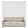 Queen Size Murphy Bed with Sofa and Shelves - 4 of 4