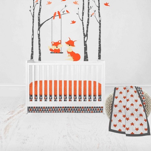 Fox baby best sale crib bedding