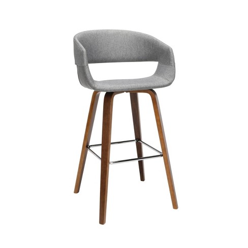Fabric Upholstery Light Gray, Can You Cut Down Bar Stools To Counter Height