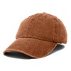 Dalix Mens Pigment Dyed Washed Cotton Cap Adjustable Hat 6 Panel Unstructured - 2 of 4