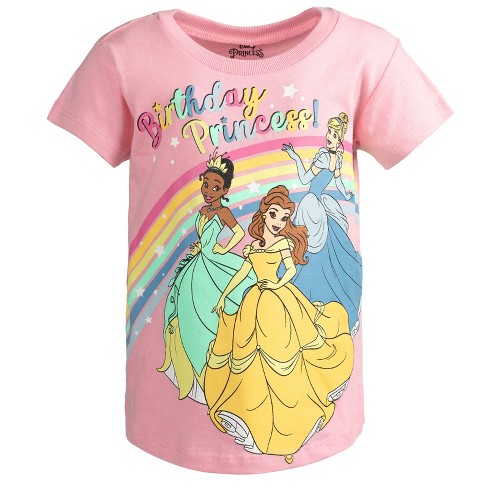  Disney Princess Cinderella, Belle and Ariel Girls' 3 Pack Tank  Top for Toddler and Little Kids – Pink/Yellow/Blue: Clothing, Shoes &  Jewelry